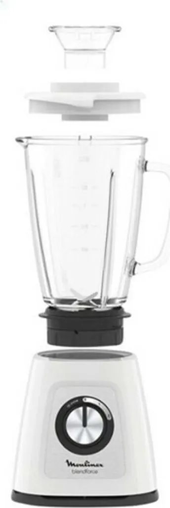 Blender Moulinex Blendforce Glass LM430110 Blanc 800W Bol Verre 1.75L