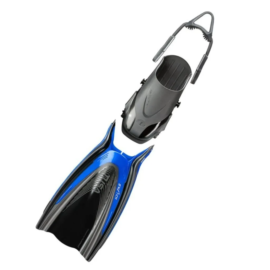 Palmes TUSA Hyflex Switch Bleues Taille L-XL - Puissance et Réactivité - 2