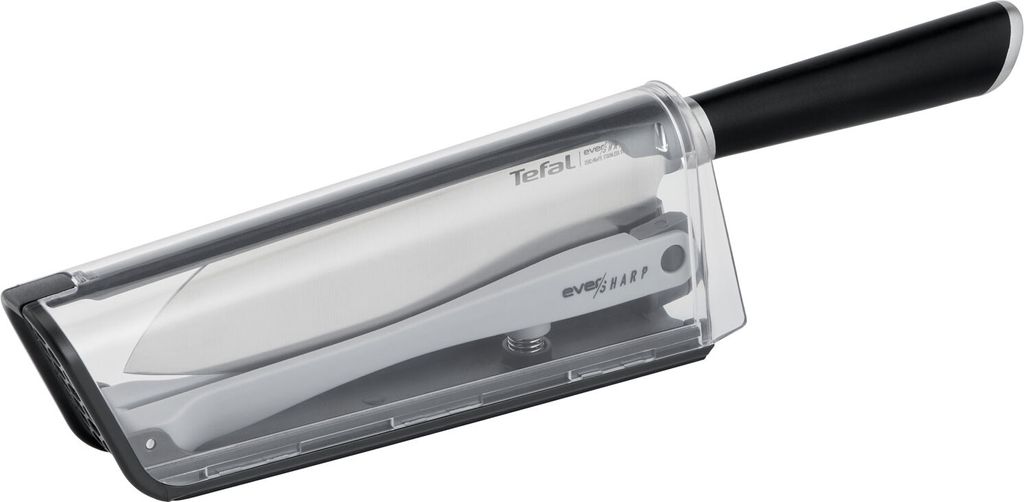TEFAL Ever Sharp Santoku Küchenmesser 16,5 cm, integrierter Produktbild 