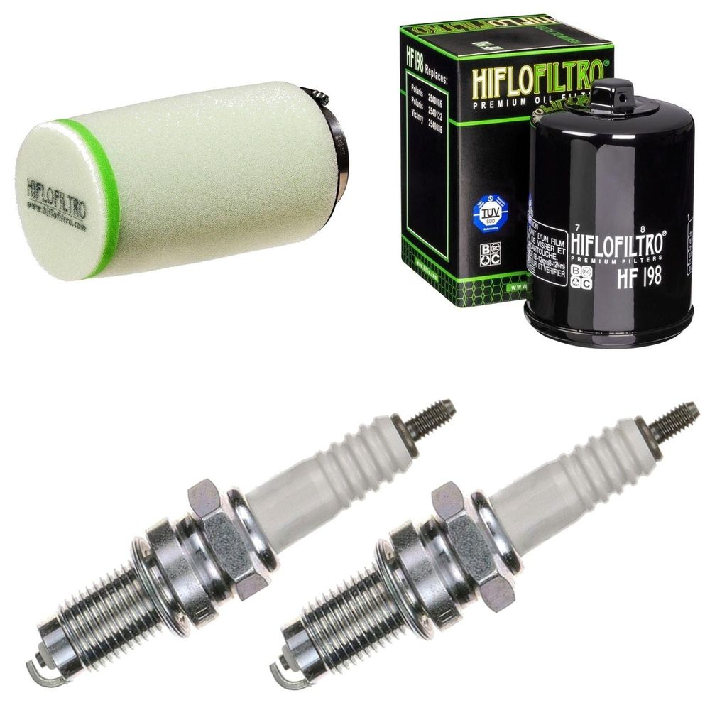 Service-Kit für Polaris Sportsman 800 Big Boss 6WD 2010-2011 Filter Zündkerzen von pamoto - Neu