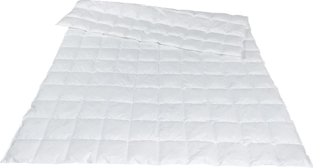 Traumina Bettdecke Plume Bio Daune extra leichte Sommerdecke Wärmeklasse 1 Größe 135x200 cm
