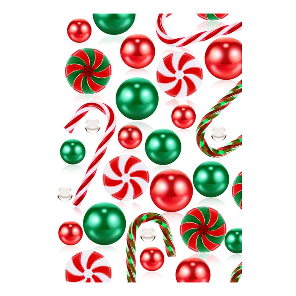 1 Set Weihnachten Perlen Weihnachts-Thema Dekorative Anti-Fading Frohe Holiday Party DIY Floating Candle Faux Pearl für Geschenk-B
