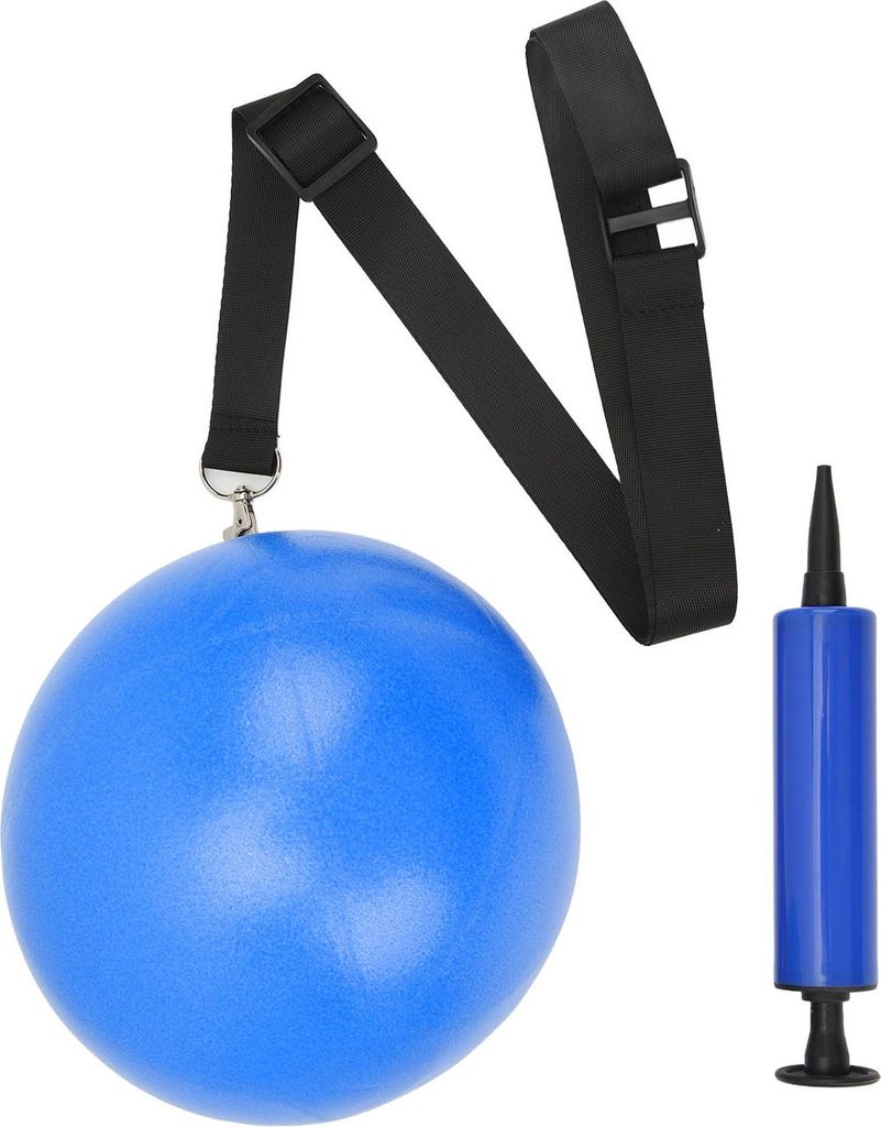 Swing Trainer Ball, aufblasbar, verstellbare Hilfe für Haltungsübungen, Teenager, Anfänger, Blau