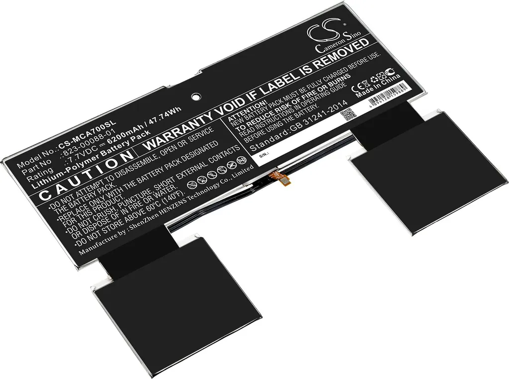 Batterie de rechange pour tablette Pixel Slate et Microsoft Surface A70 - 2