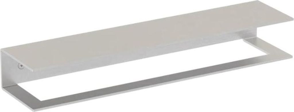 Handtuchhalter mit Ablage | von Fink | aus Aluminium, mit Anti-Fingerprint-Beschichtung | zur Wandmontage