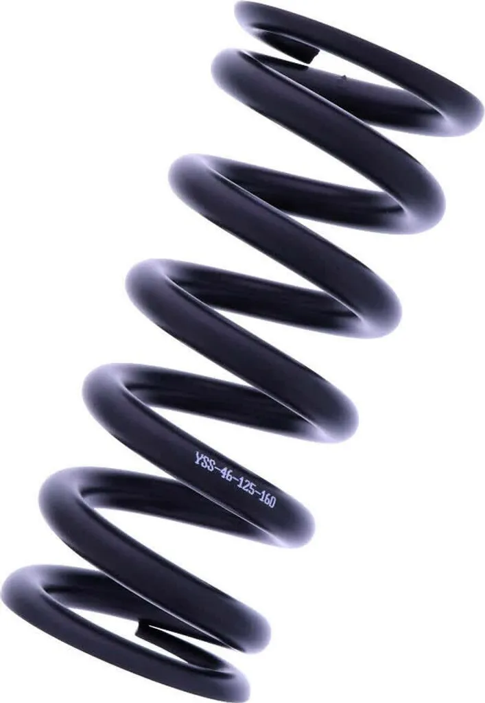 Stopper les talonnages avec le ressort de choc YSS 46-125-160 noir moto