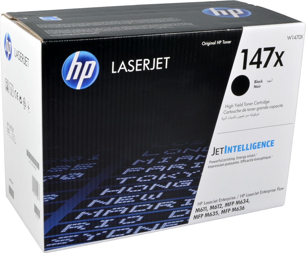 HP LaserJet 147X Schwarz Original Tonerkartusche mit hoher Produktbild 