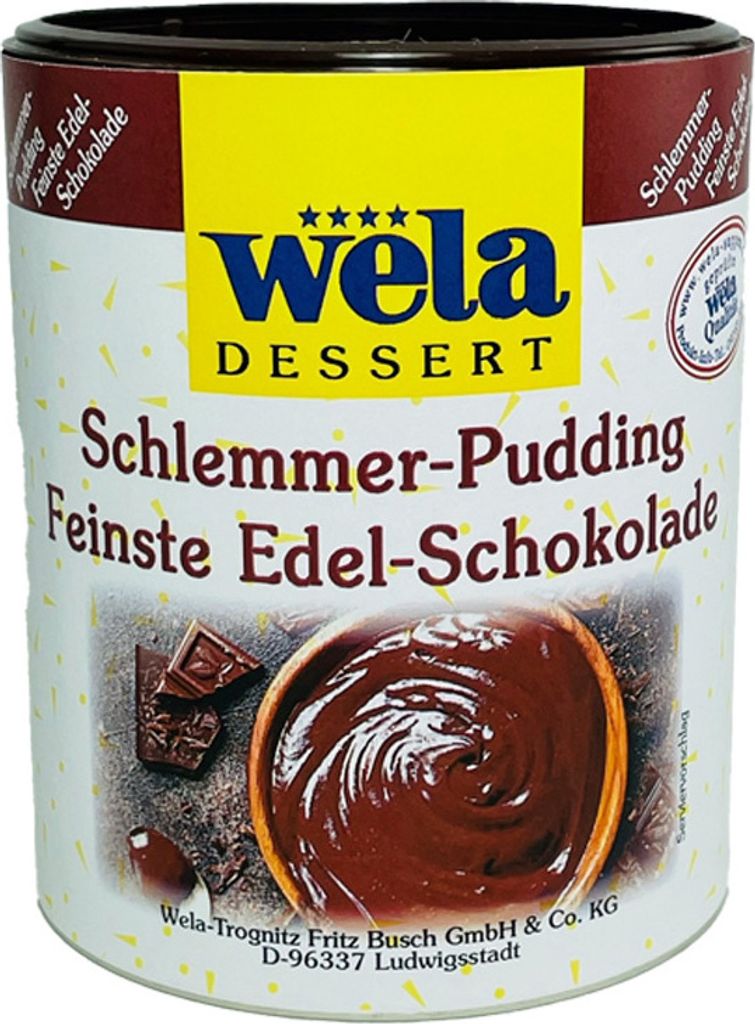 WELA Schlemmer-Pudding Feinste Edel Schokolade 400 g