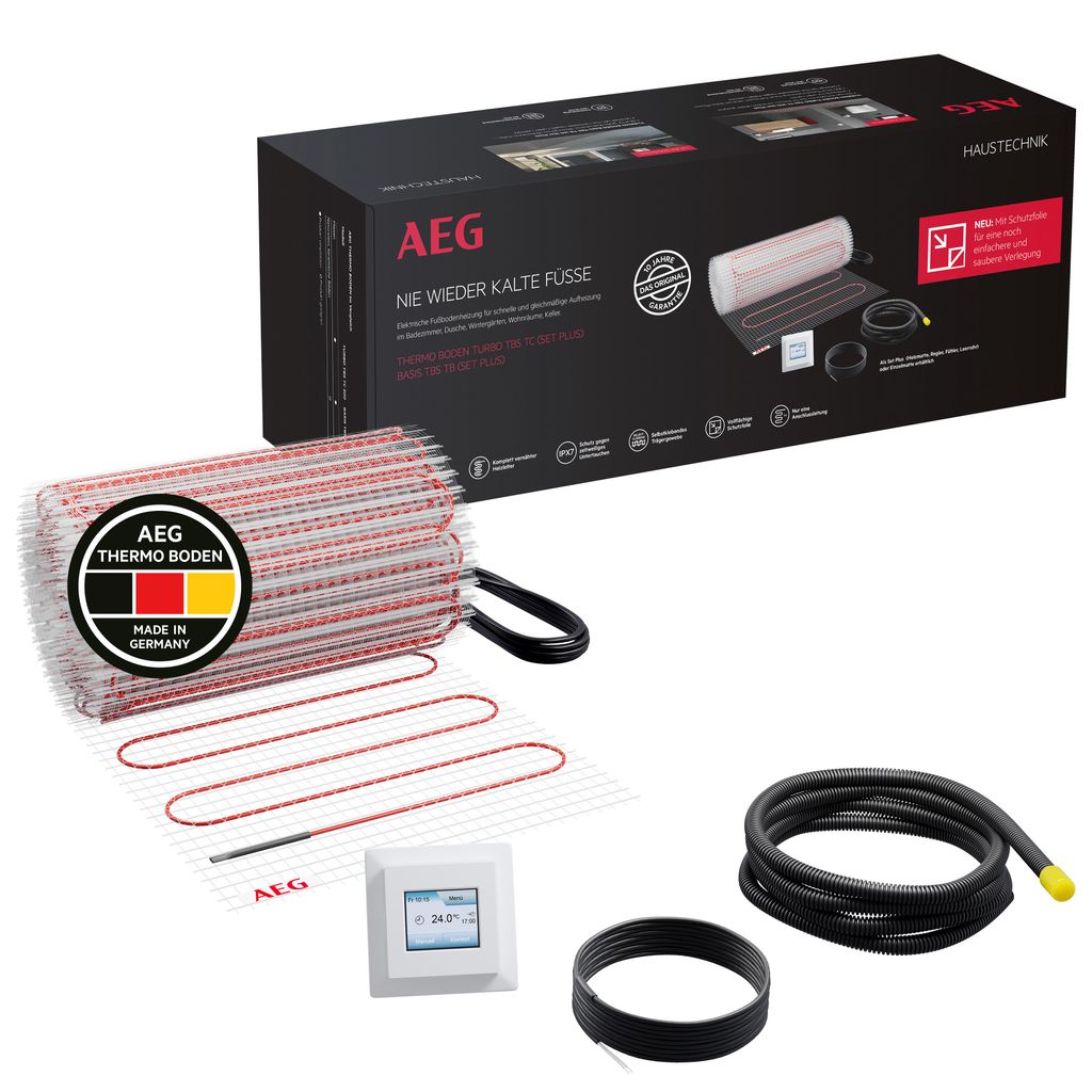 AEG elektrische Fußbodenheizung, Komplettset, 1,5 m², 200 Produktbild 
