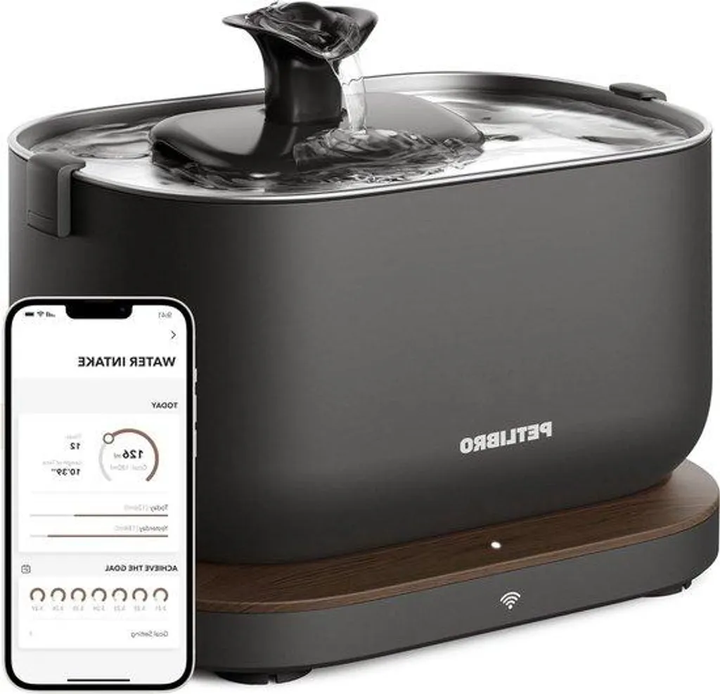 Abreuvoir chat Wi-Fi 2,5 L : fini l'eau stagnante et les oublis LED