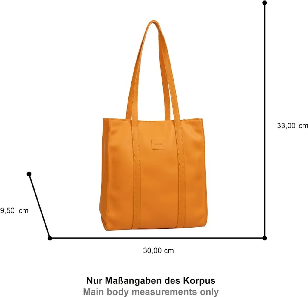 Cabas Gabor Elfie Orange avec fermeture éclair sécurisée format M