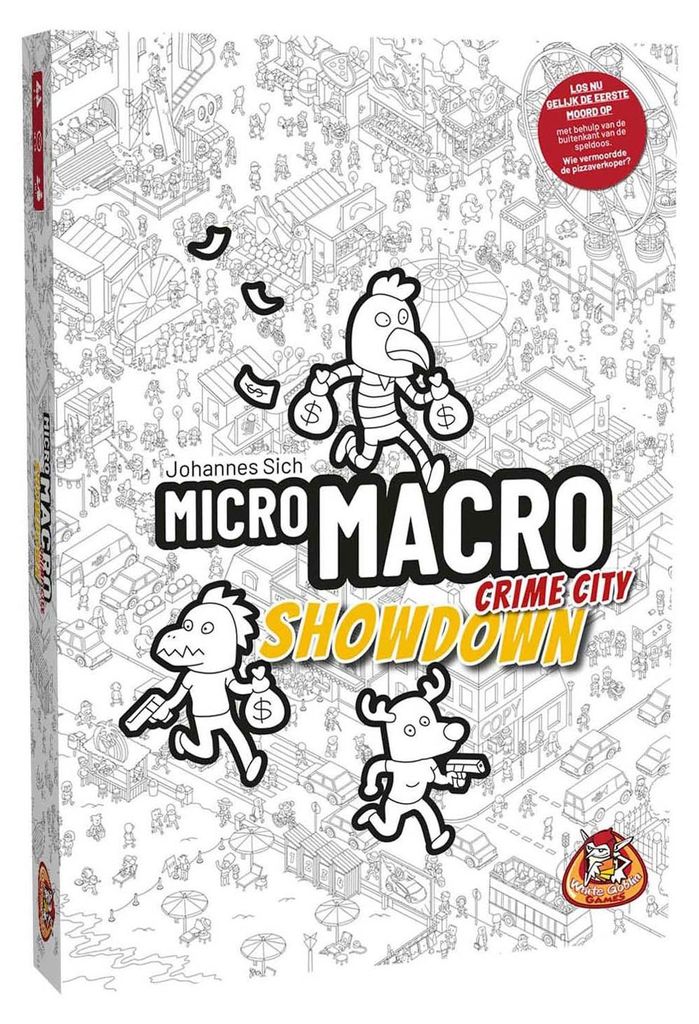 White Goblin Games Micromacro – Crime City Showdown – Brettspiel