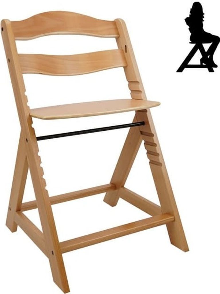 Hochstuhl aus Holz Produktbild 3