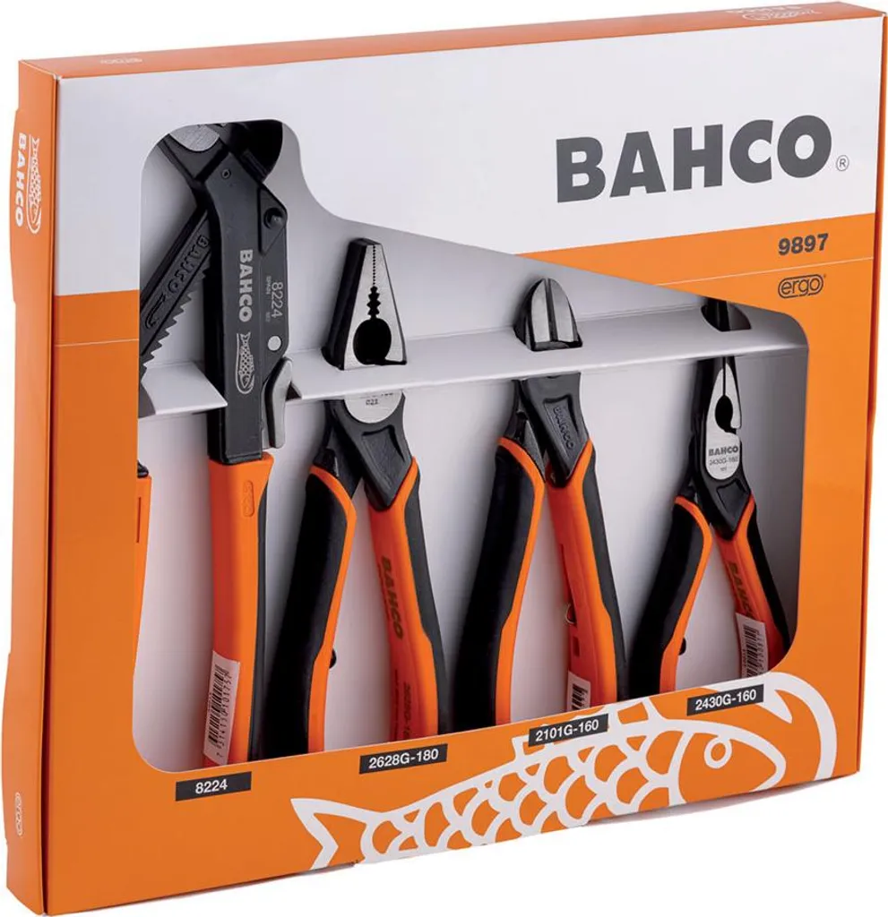 Bahco 9897 Set Pinze ERGO 4 Pezzi: Professionalità e Comfort Estremo - 5