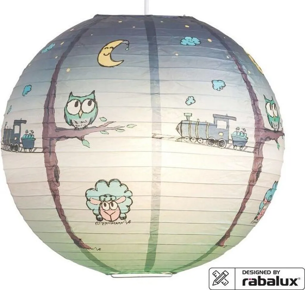 Paralume Carta Rabalux 4631 Pastore E27 - Rotonda Multicolore 400mm - 7