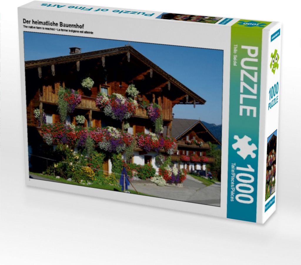Calvendo Der heimatliche Bauernhof 1000 Teile Puzzle quer 640x480mm, Seidel Thilo; 7377353