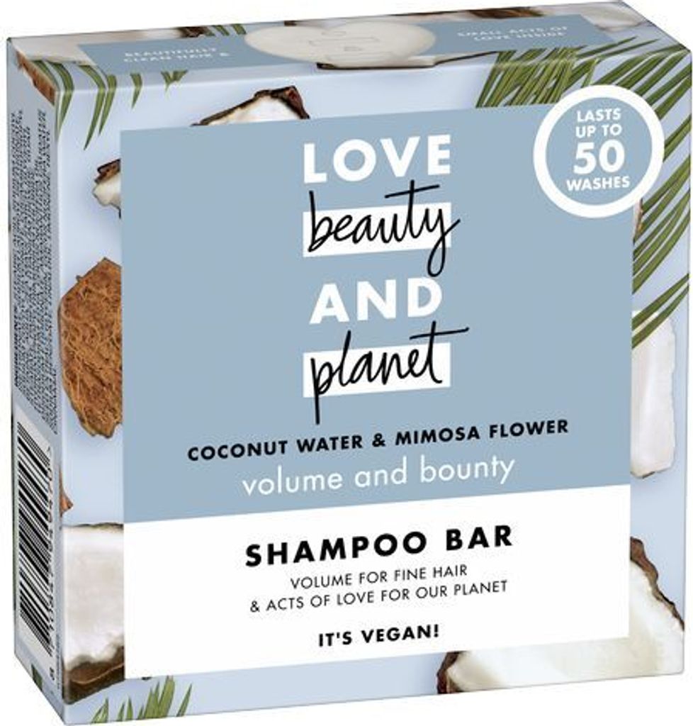 Love Beauty and Planet Shampoo Bar Kokosnusswasser & Mimosenblüte - 90 Gramm
