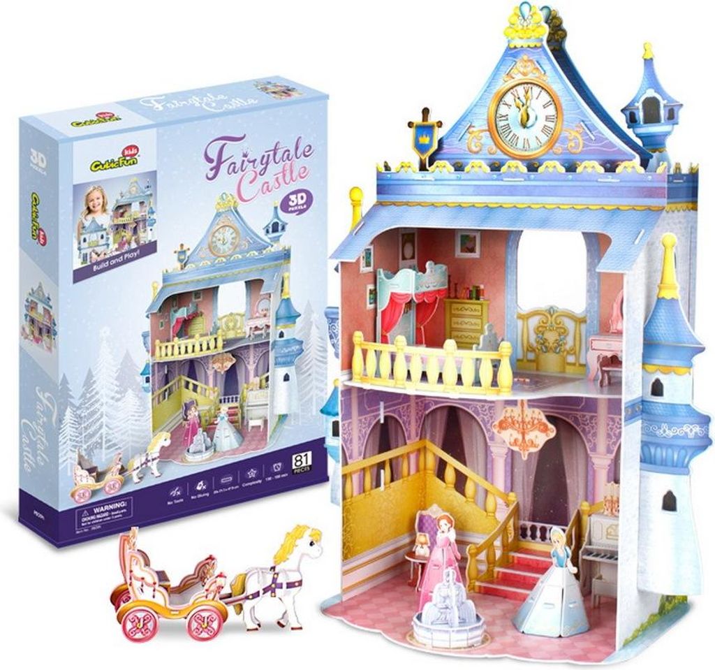 Cubic Fun 3D Puzzle Fairytale Castle - 81 Teile - Spielzeug Schloss