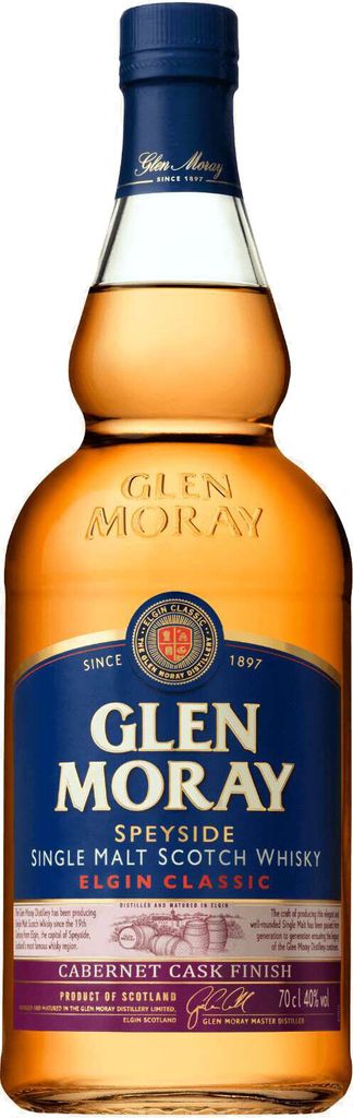 Glen Moray Cabernet Cask Finish - Speyside Single Malt Scotch Whisky
