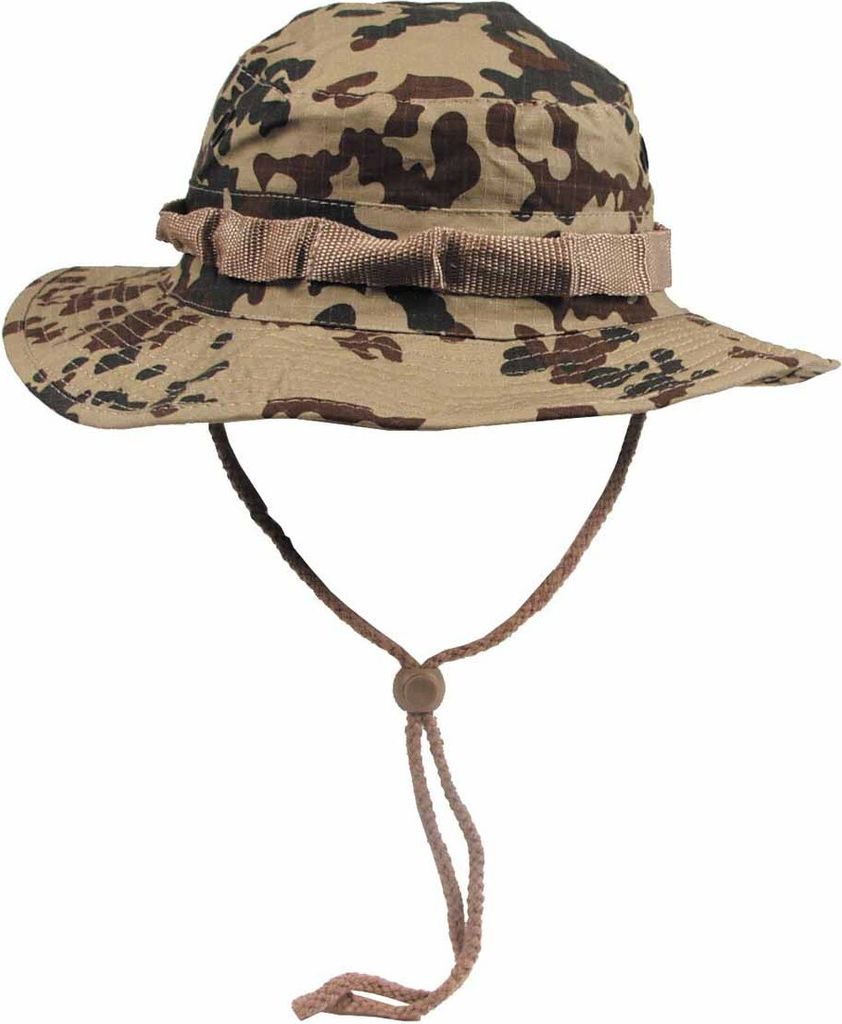 MFH US GI Buschhut, mit Kinnband, GI Boonie, Rip Stop, BW tropentarn