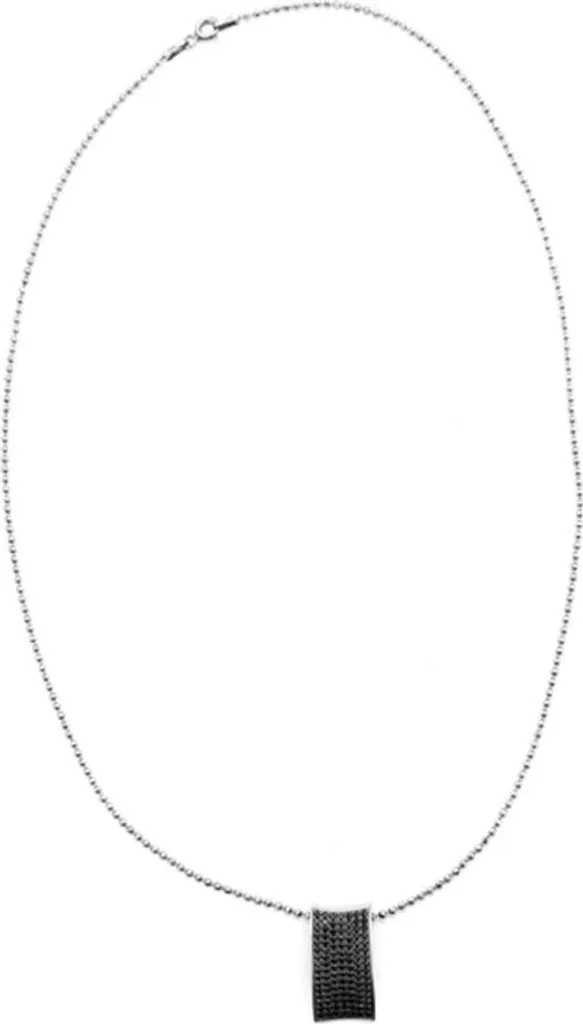 Collana Donna Sif Jakobs P0040-Bk-Bk - Pendente Ellera 45cm Elegante