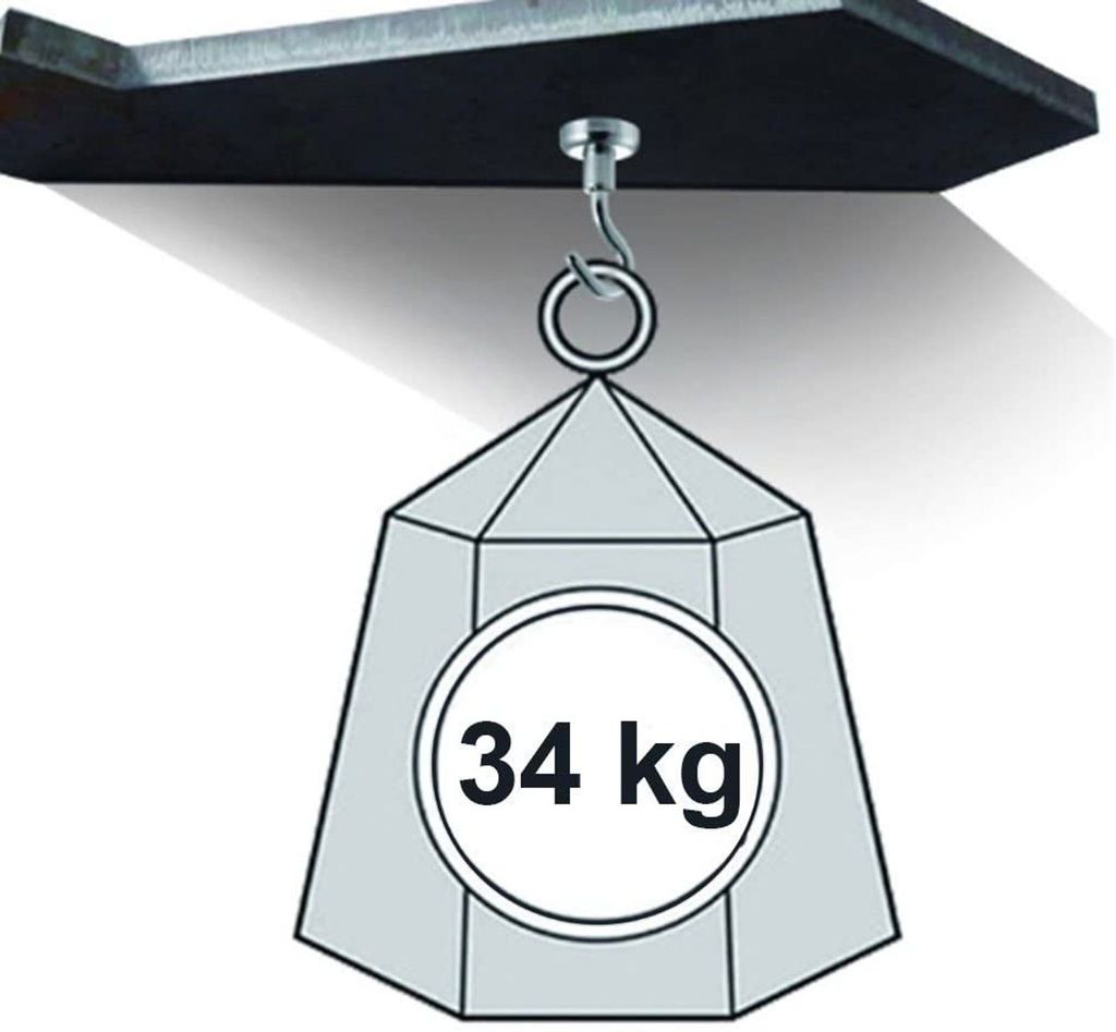Magnetické háčky přídržná síla 34kg háčky s neodymovým Obrázek produktu 3