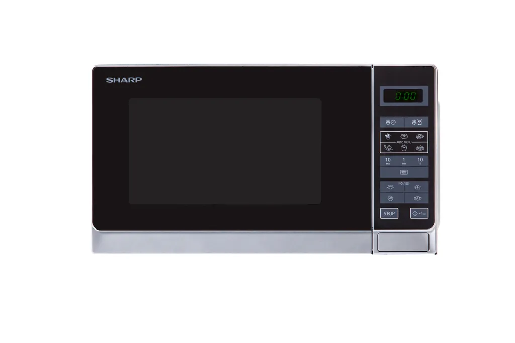 Micro-ondes Sharp 20L 800W Argent - Modèle Électronique Performance - 2