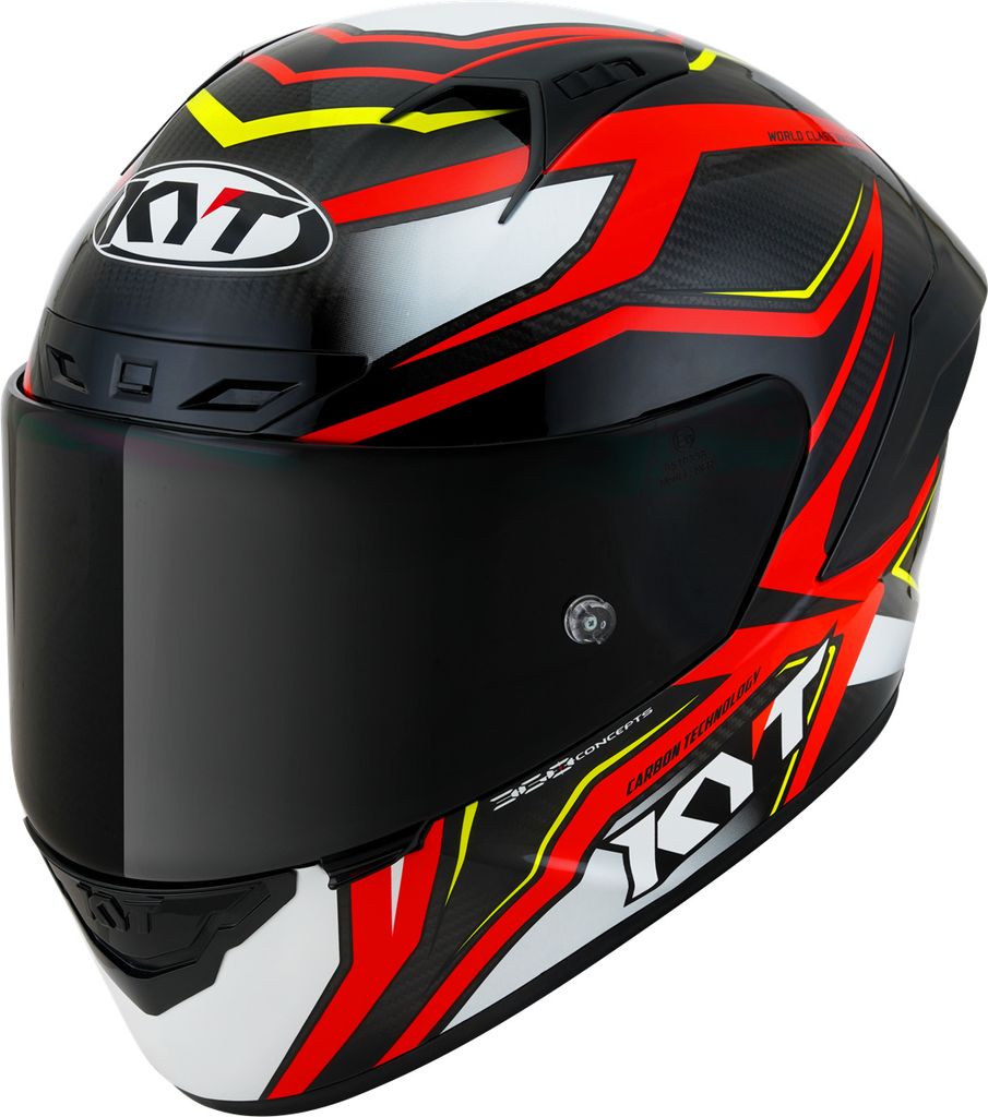 KYT NZ Race Carbon Stride Helm, rot, M (57/58)