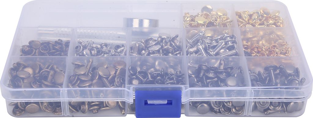 set di 363 pezzi per rivetti in pelle - accessori Immagine del prodotto 