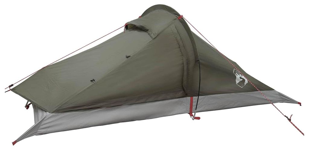 vidaXL Trekkingzelt Olive Grün 2-Personen