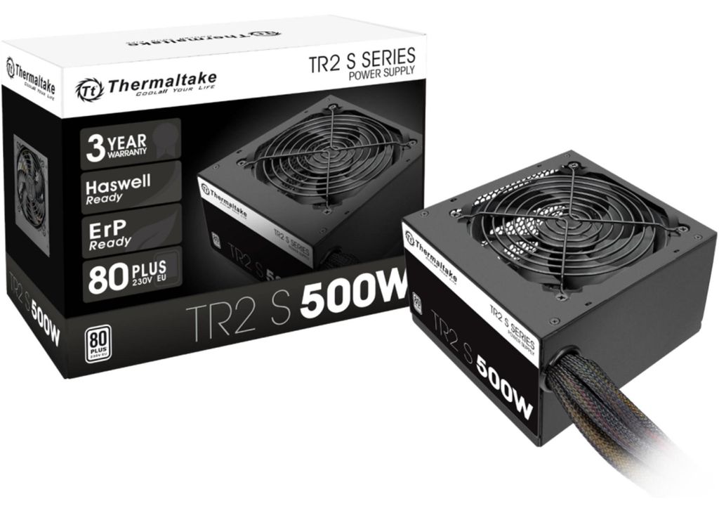 Thermaltake TR2 S 500W - Napájací zdroj (interný) - ATX12V Obrázok produktu 