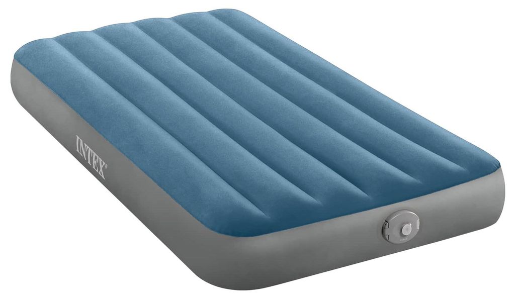 INTEX Opblaasbaar luchtbed met pomp, 99 x 191 x 25 cm, Productafbeelding 