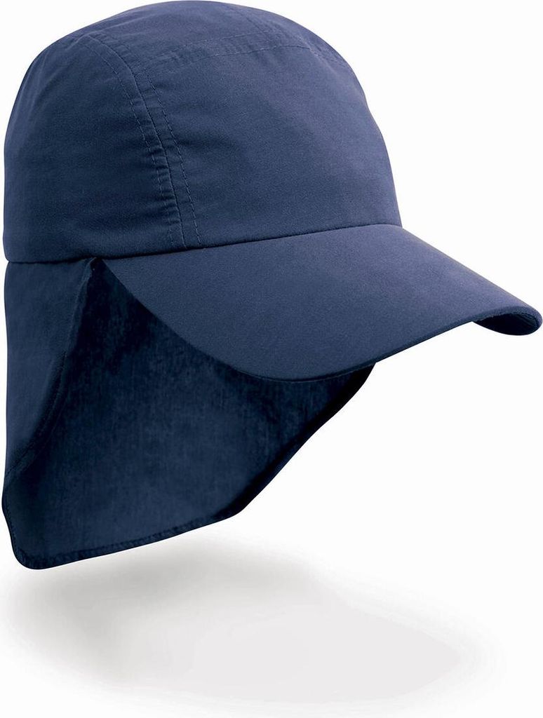 Result Headwear RC069J | Junior Legionnaires Cap / Kappe / Mütze / Hut - Farbe: Navy - Größe: One Size