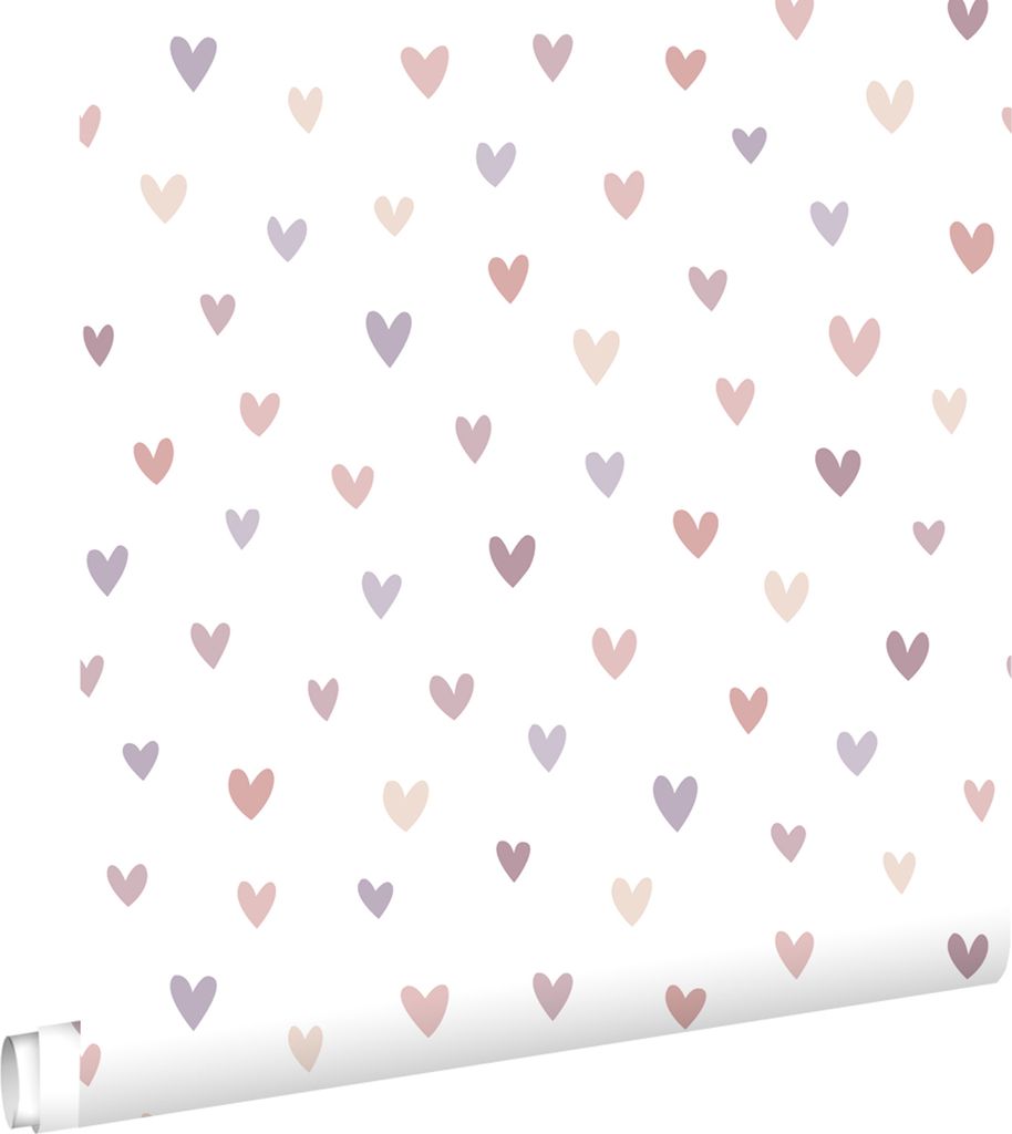 ESTAhome Tapeta kiery terakotaIliliowo fioletowym 53 cm x Zdjęcie produktu 