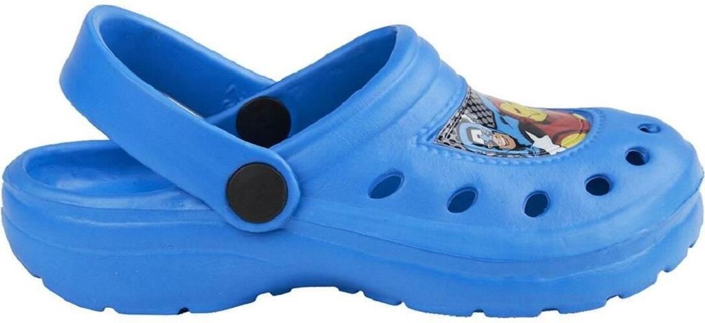 Marvel Badesandalen für Kinder Rutschfeste Clogs für den Spielplatz Blau 24/25