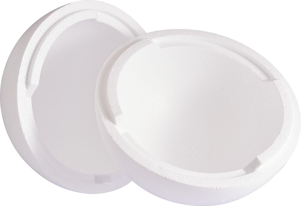 Styroporkugel, Ø 20 cm, 2-teilig