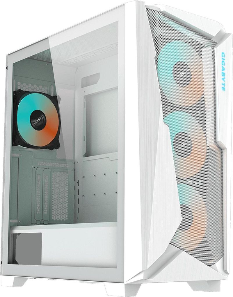 Caja PC GIGABYTE C301GW Blanco Midi Tower Vidrio Templado RGB USB-C Gaming