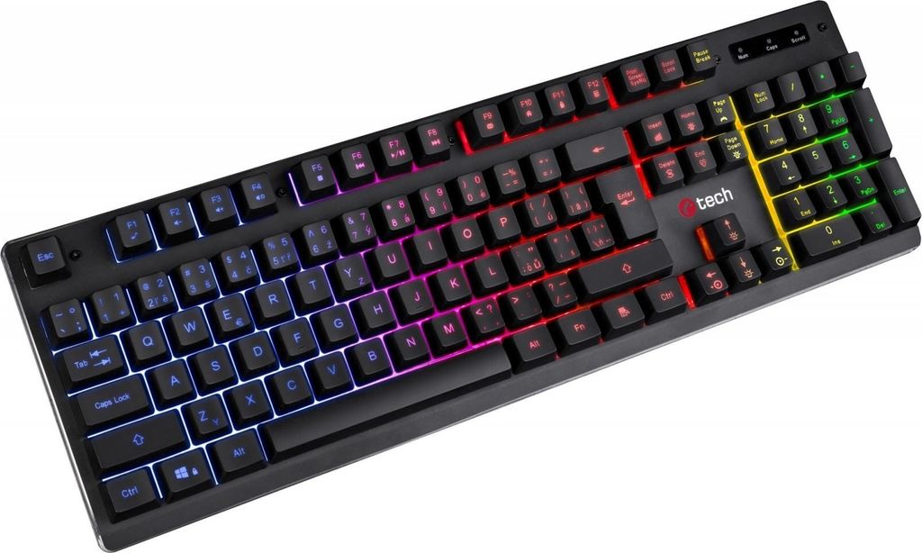 C-TECH Iris/Wireless USB/CZ-SK layout/Schwarz Produktbild 