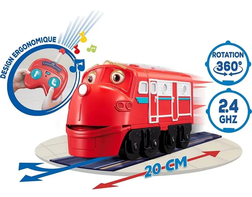 Chuggington Wilson Radiocommandé : Train Télécommandé pour Enfant