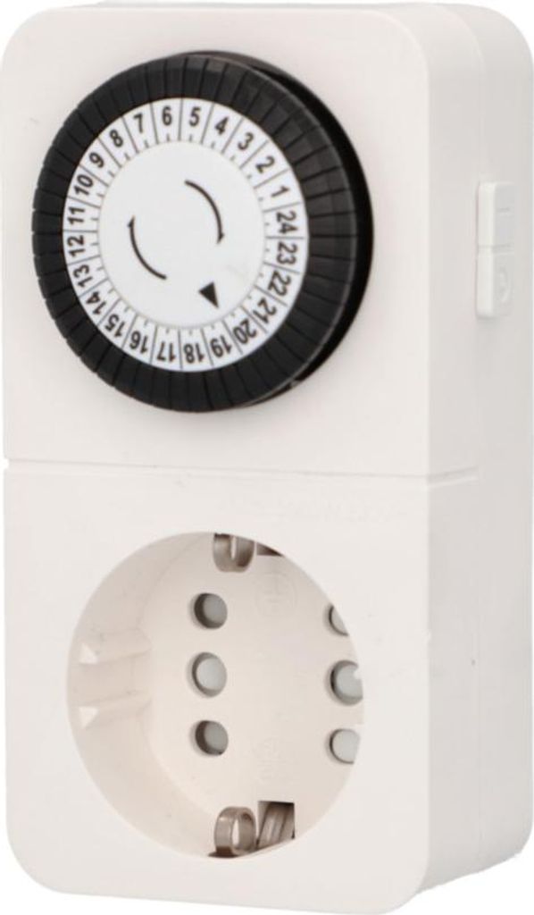 Unitec Zeitschaltuhr Greenline analog weiß Produktbild 