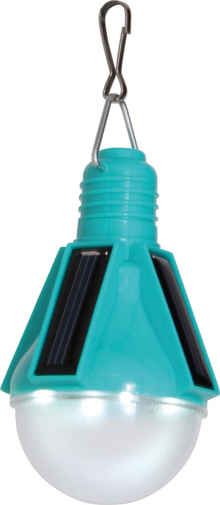 Näve Solar-Pendelleuchte - Kunststoff - türkis; 6058499