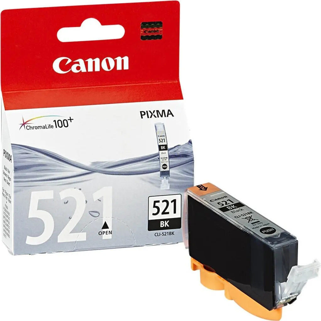 Canon CLI-521 BK Originale - Inchiostro Nero per Foto Brillanti - 15
