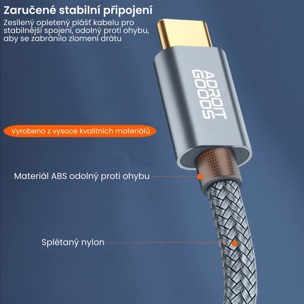 AdroitGoods Kabel Usb-C na Usb-B - Kabel k tiskárně - 2 Obrázek produktu 3
