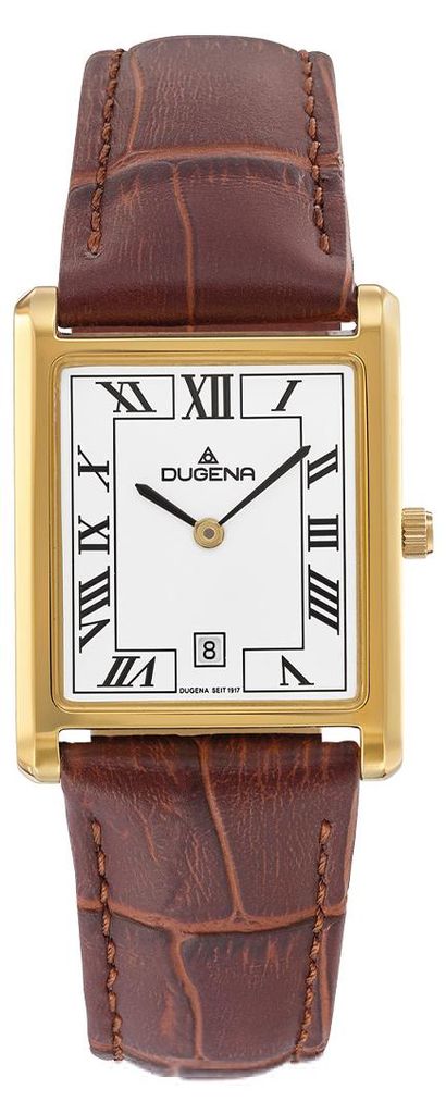 Dugena 4461119 Orologio Quadra Classica Marrone/Dorato Immagine del prodotto 