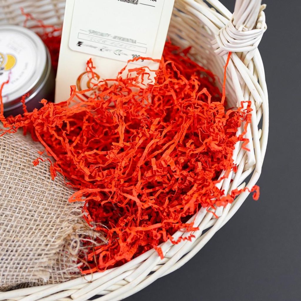 Creative Deco 1kg Rot Füllmaterial Geschenk aus Papier - Stroh für Pakete
