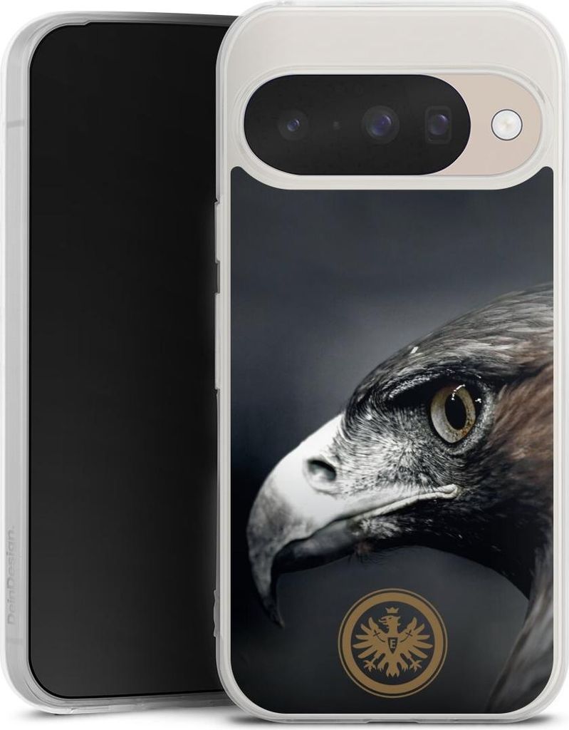 DeinDesign Handyhülle für Google Pixel 10 Pro Silikon Hülle Case Smartphone Schutzhülle Adler Eintracht Frankfurt Offizielles Lizenzprodukt