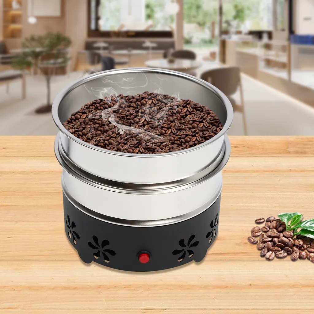Refroidisseur de Grains de Café Électrique 1,3 lb en Acier Inox 220V