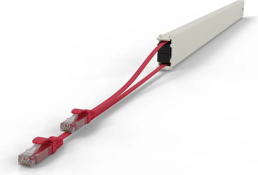 Cassette de brassage PATCHBOX 46RU câble rouge UTP pour rack informatique