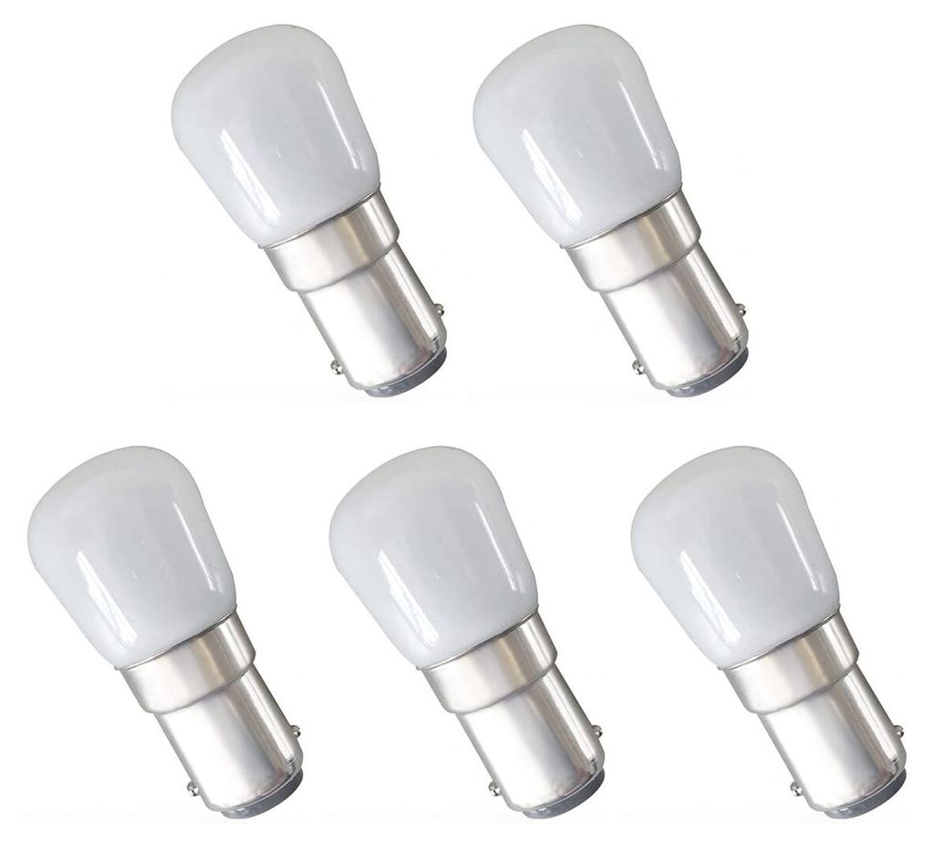 Spectrum LED-Miniaturlampe Ba15d 1,5 W - 230 V - 140 Lumen - 3000 K Warmweiß - Gemütliches Licht - Energieeffizient - 5 Stück