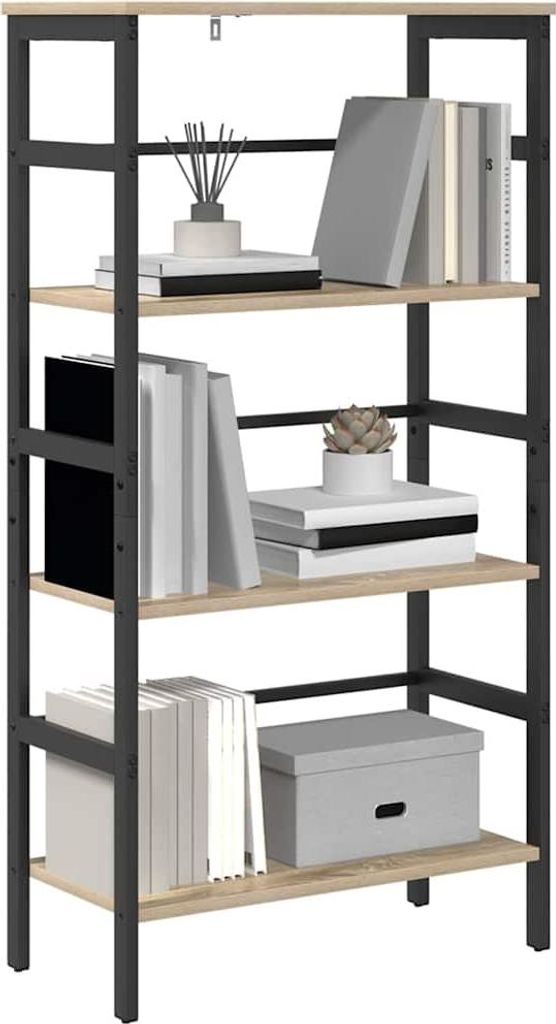 “2026 Modern“ Bücherregal Sonoma-Eiche 60 x 29,5 x 115cm Holzwerkstoff - Designermöbel 271519 - Bücherregale